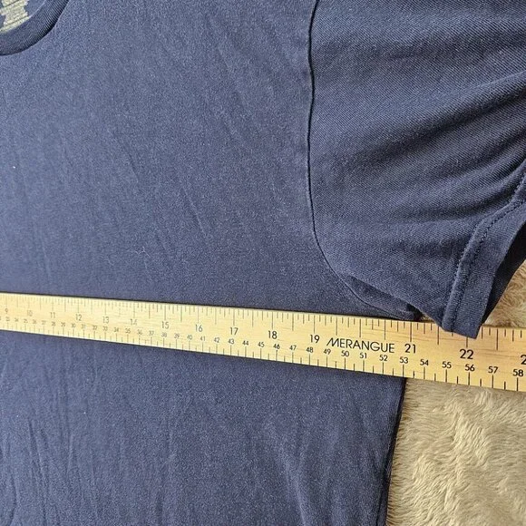 Polo Ralph Lauren T-Shirt Men's Size L Red Pony Logo Short Sleeve Blue - Picture 3 of 10